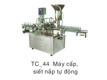 Máy cấp, siết nắp tự động